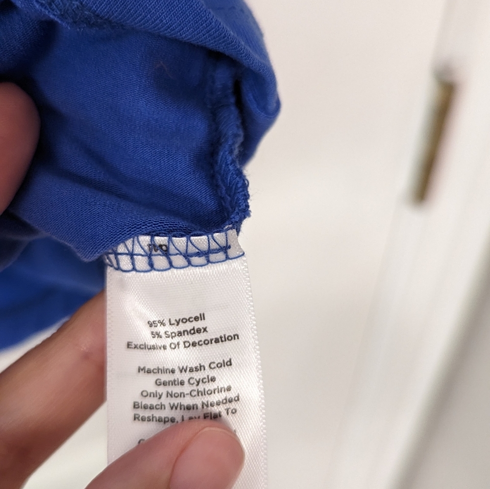 Talbots Blue She'll Sz M - Picture 3 of 4